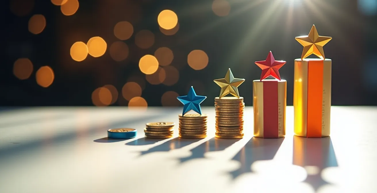 Sistema di riconoscimenti con badge e punti per volontari